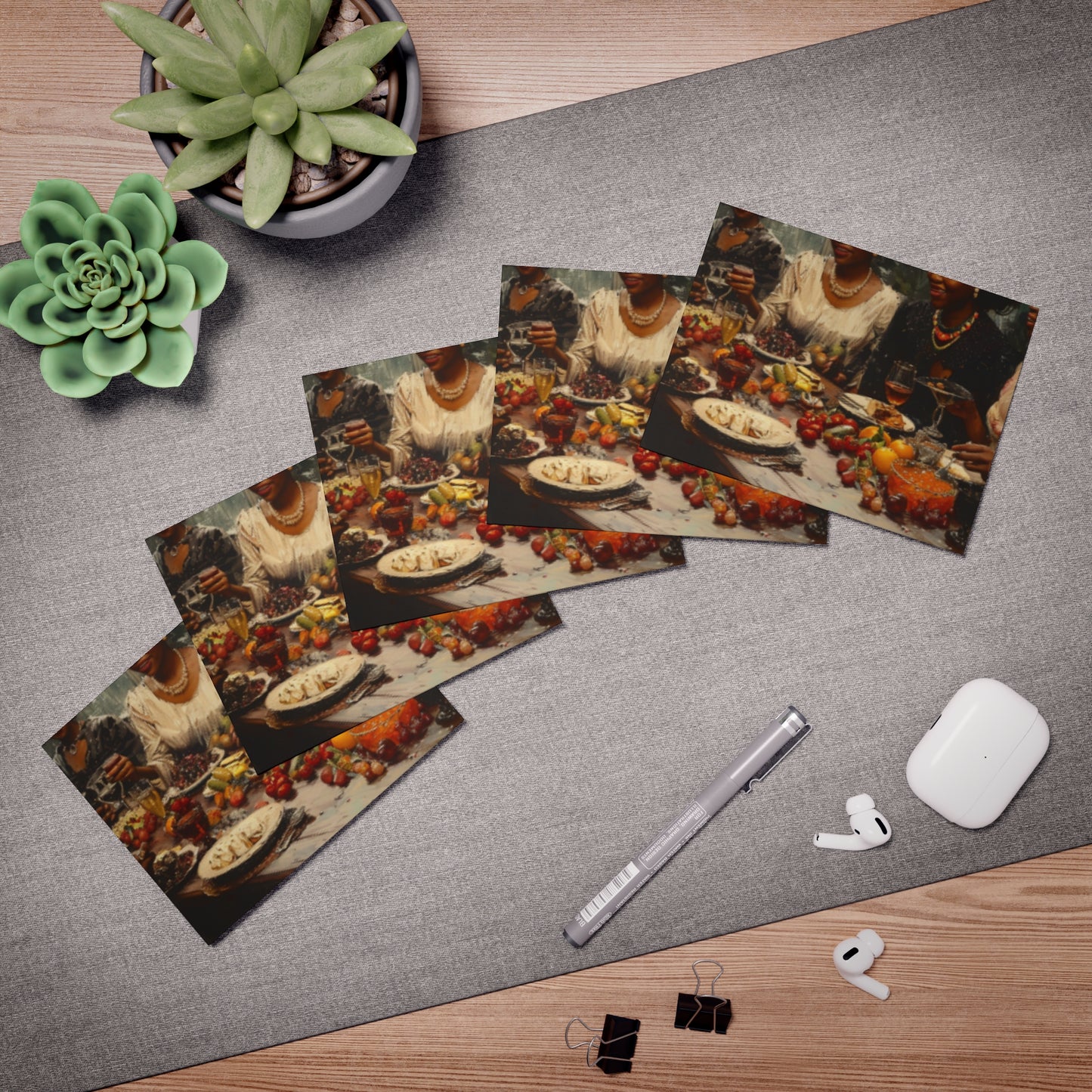 Mimosas and Melanin Note Card Set (5-Pack)