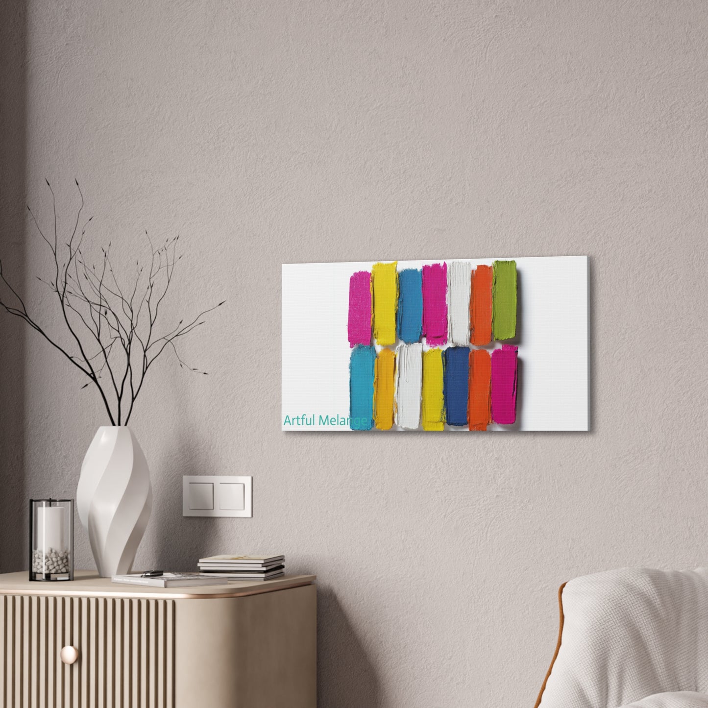 Acrylic Abstract Canvas Print - Richly Textured Artistry