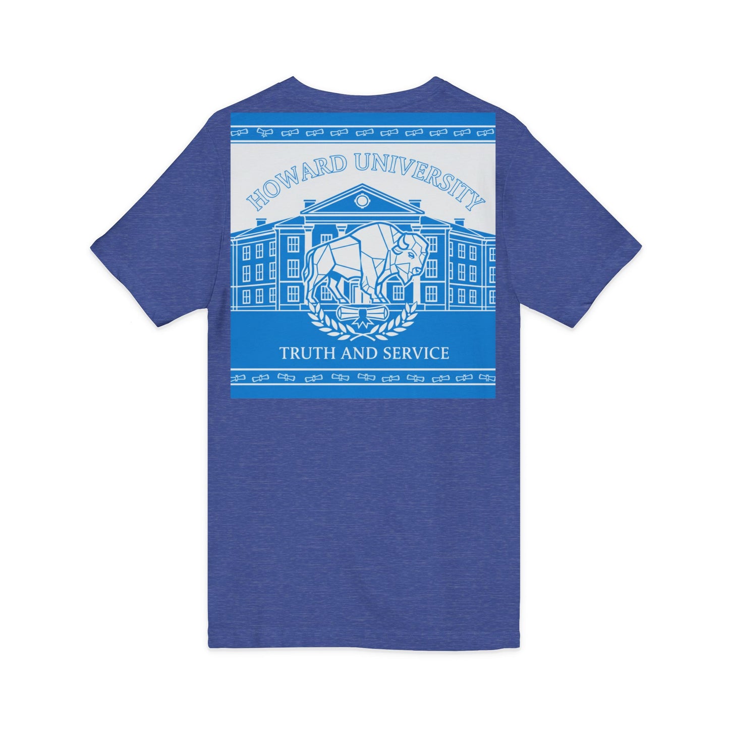 Howard University/ Truth and Service Unisex V-Neck T-Shirt