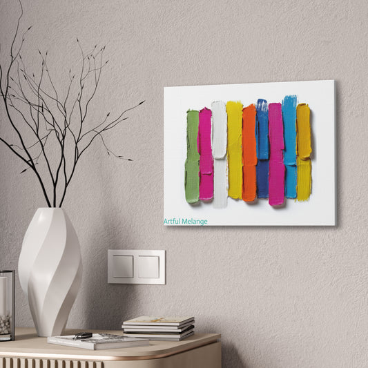 Acrylic Abstract Canvas Print - Richly Textured Artistry