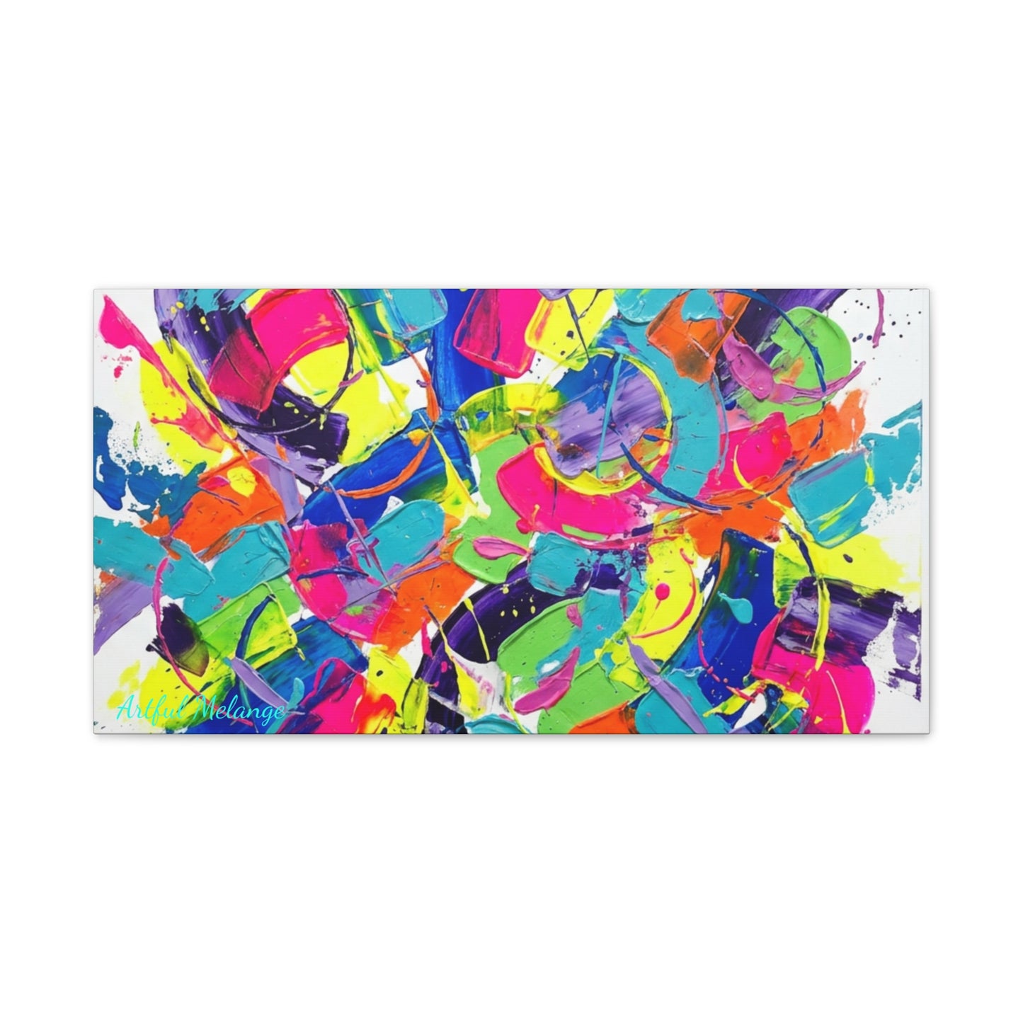 Acrylic Abstract Canvas Print - Richly Textured Artistry