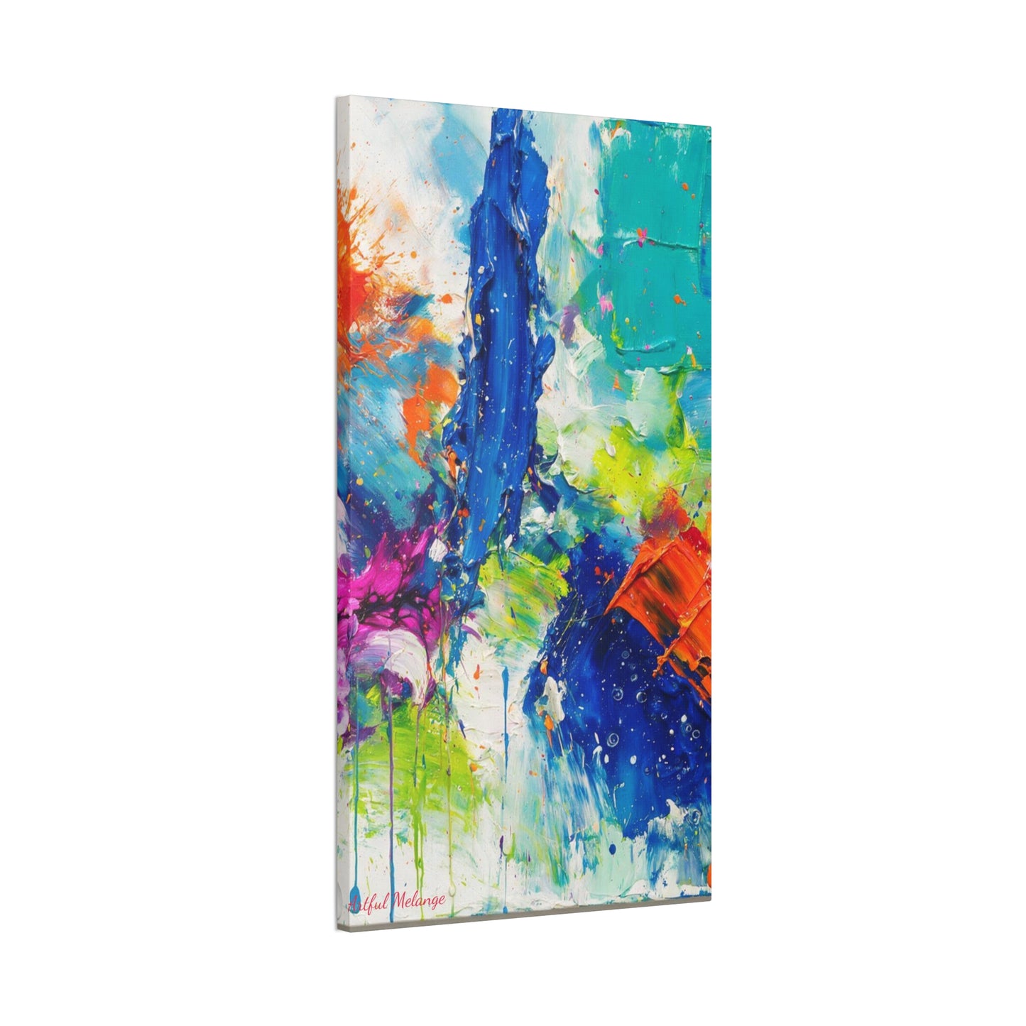 Acrylic Abstract Canvas Print - Richly Textured Artistry