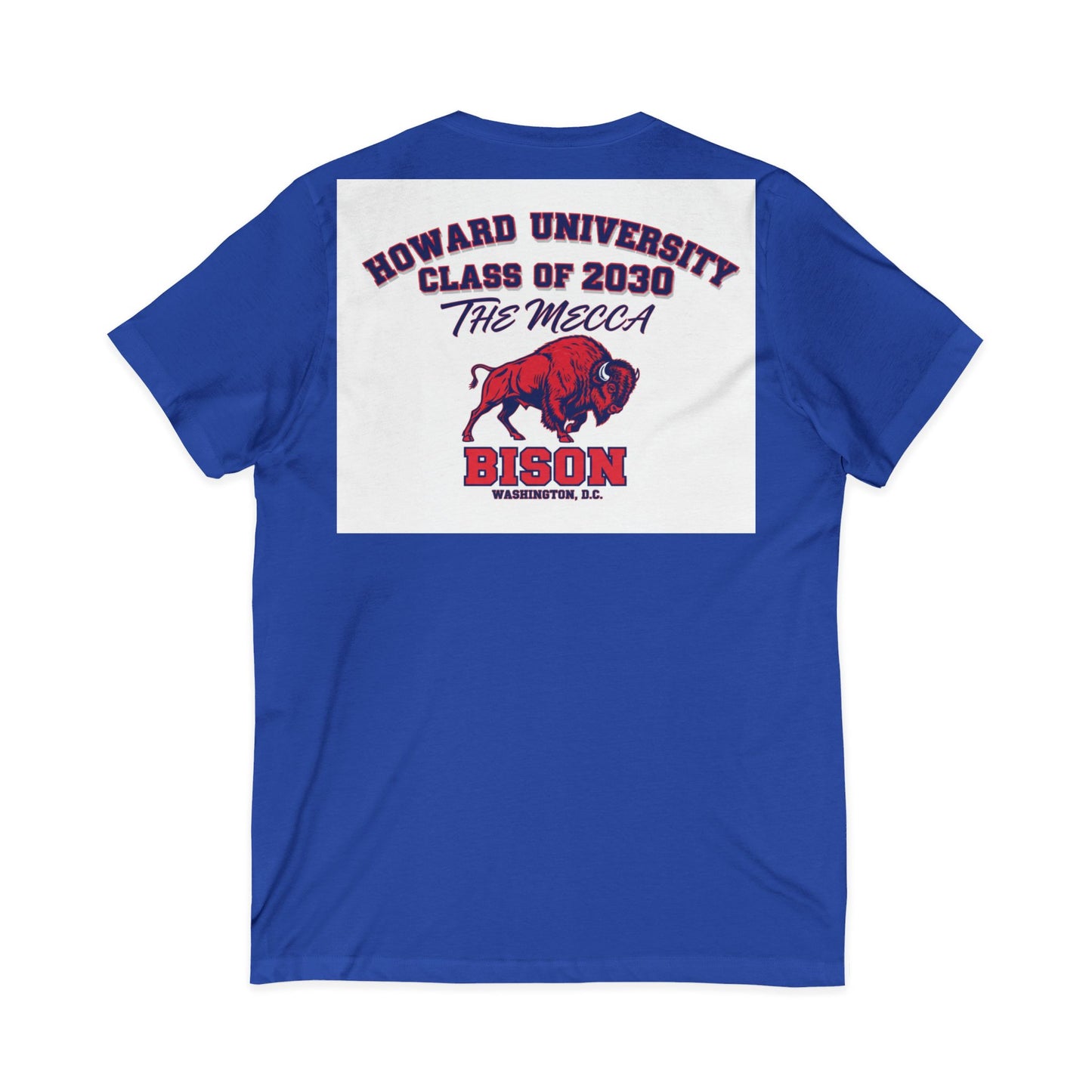 Howard University Class of 2030 Unisex V-Neck T-Shirt | The Mecca Incoming Class Tee
