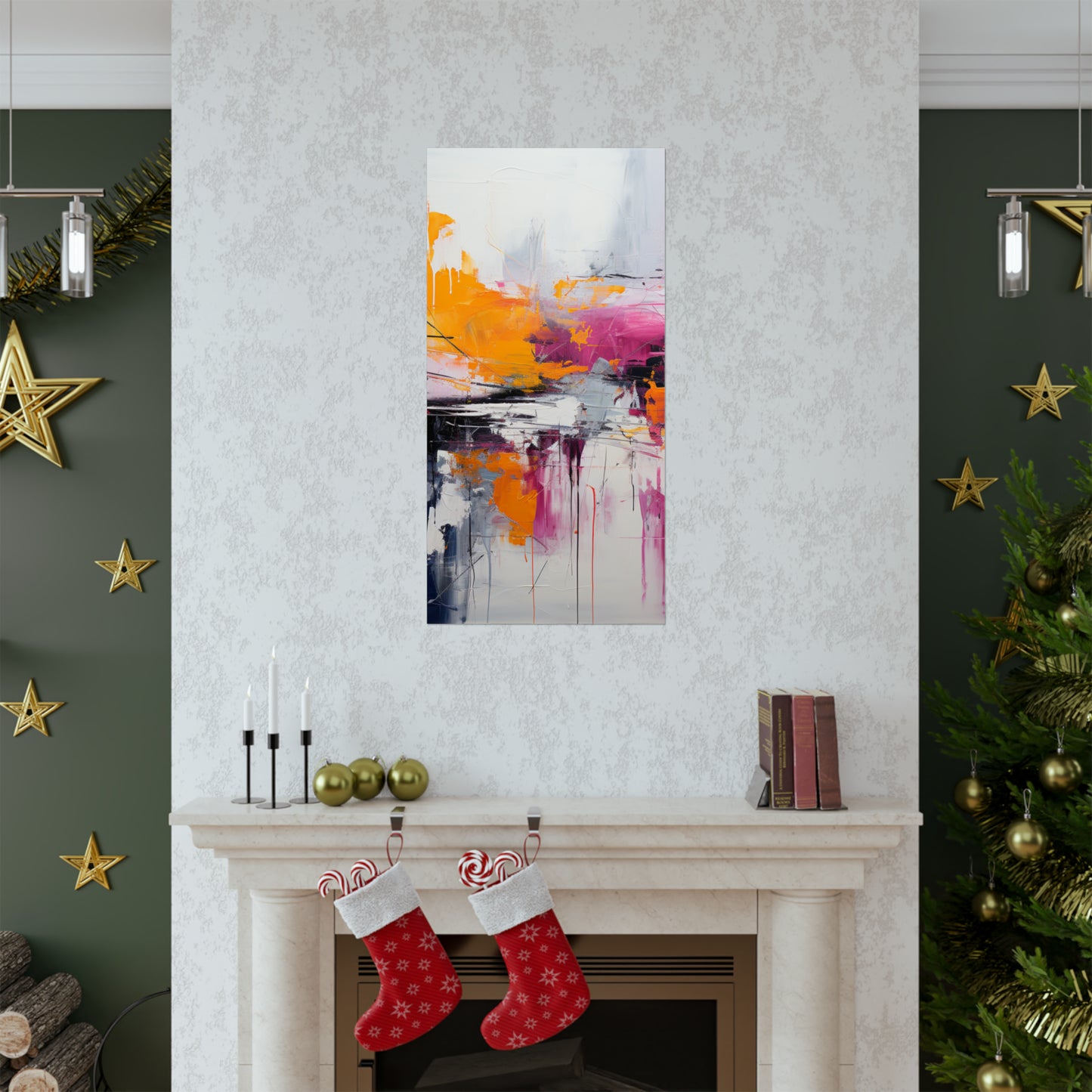 Radiant Harmony Matte Vertical Canvas Poster