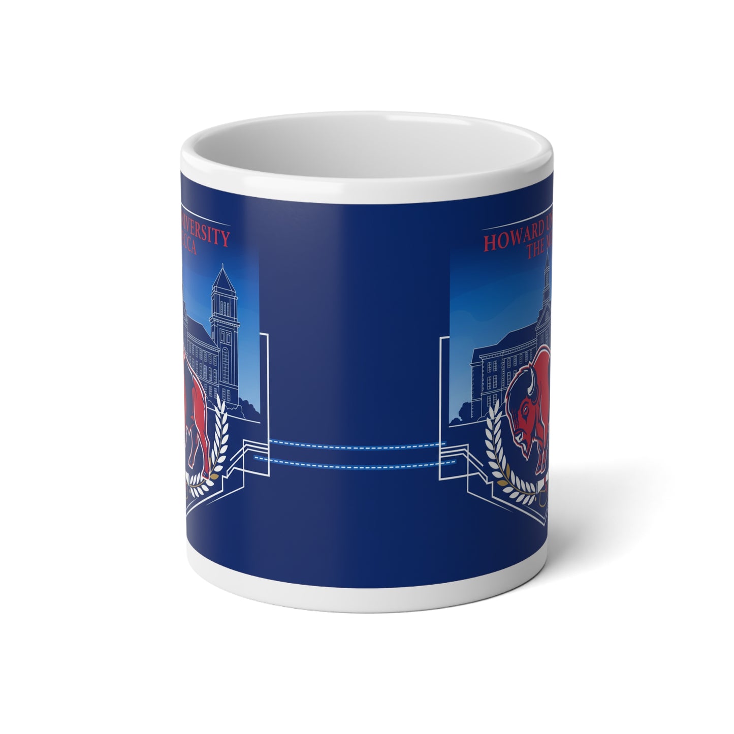 Howard Bison Heritage Mug – The Mecca Jumbo Mug 2, 20oz