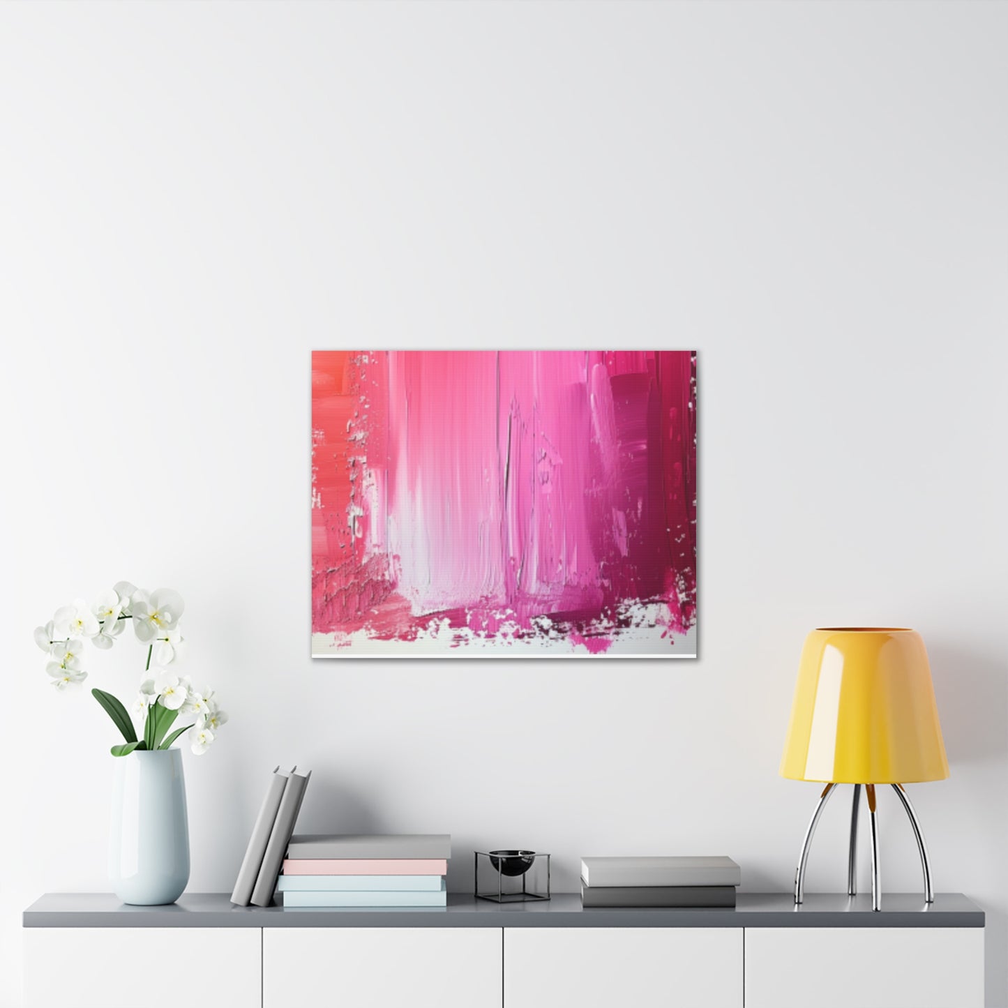In The Pink: A Symphony of Sophistication Canvas Print