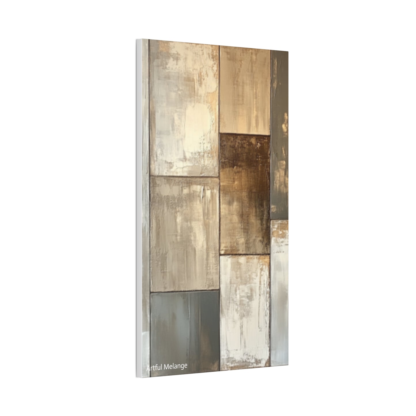 Acrylic Abstract Canvas Print - Richly Textured Artistry
