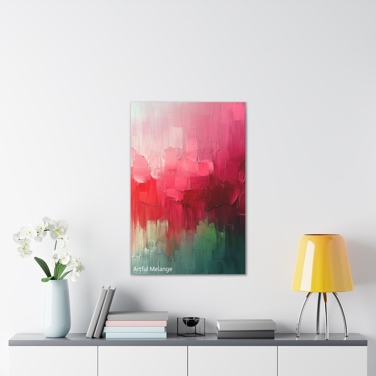 Acrylic Abstract Canvas Print - Richly Textured Artistry
