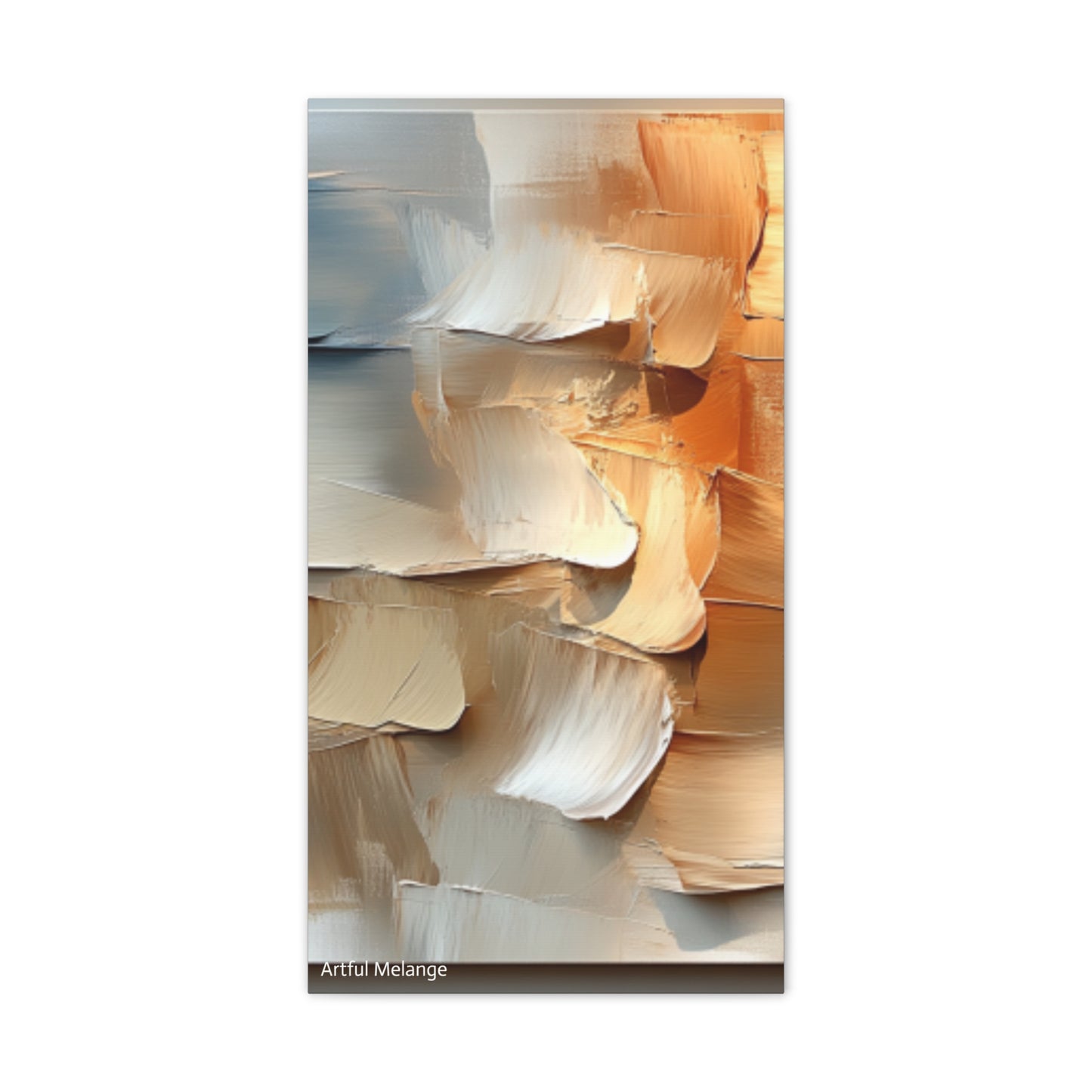 Acrylic Abstract Canvas Print - Richly Textured Artistry