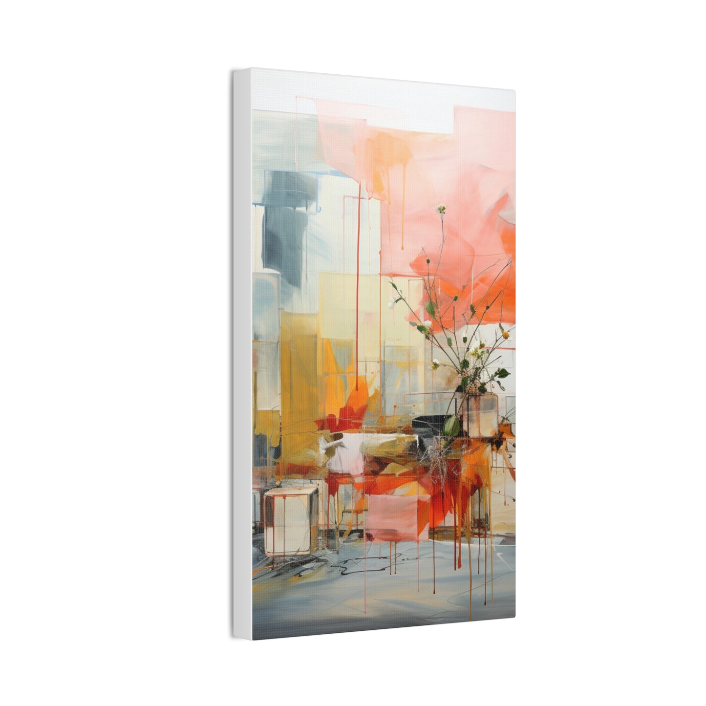 Timeless Elegance: Refined Muted Hues Canvas Print for Sophisticated Living Spaces