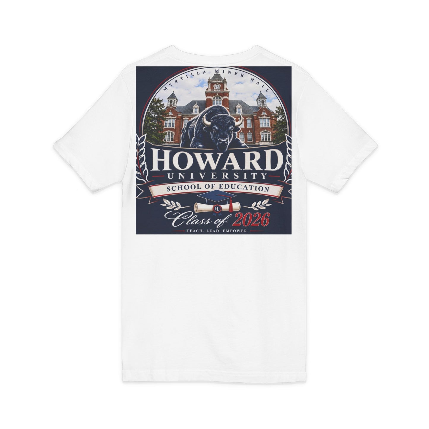 Howard University Class of 2026 Unisex V-Neck T-Shirt | The Mecca Incoming Class Tee