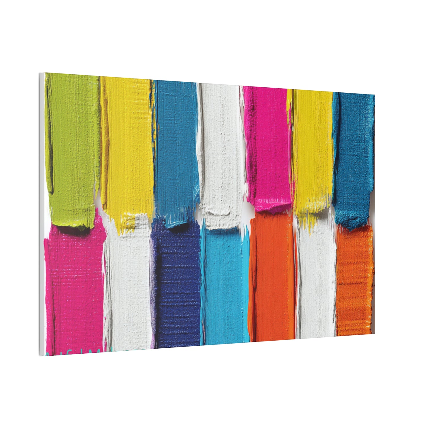 Acrylic Abstract Canvas Print - Richly Textured Artistry