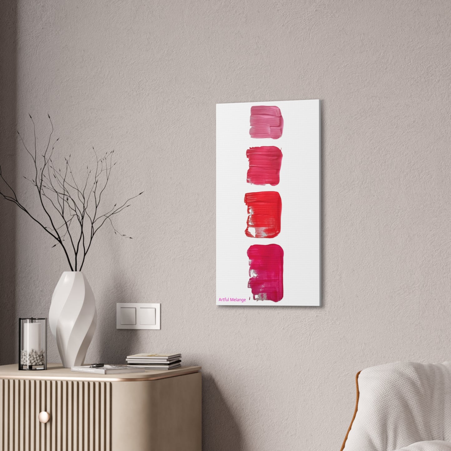 Acrylic Abstract Canvas Print - Richly Textured Artistry