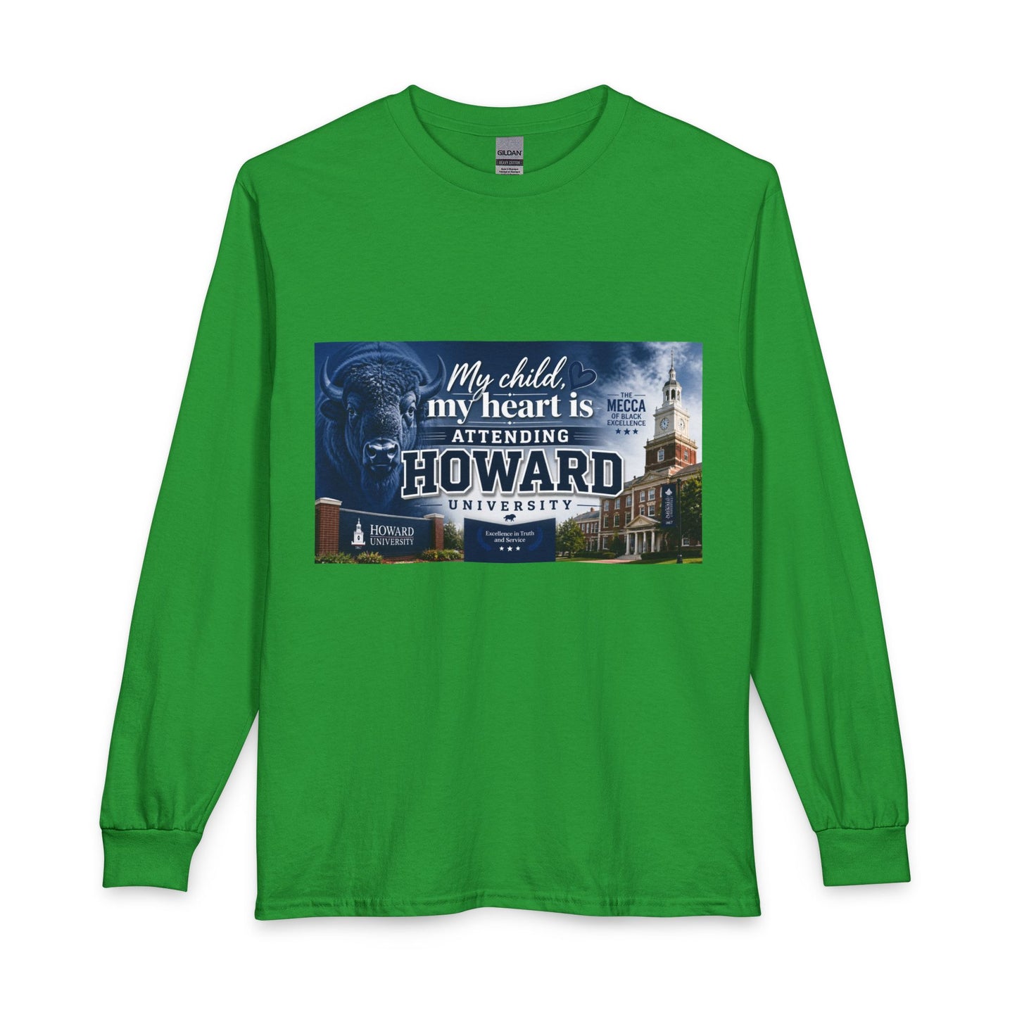 Howard University Pride Family Statement/Unisex Long Sleeve T-Shirt
