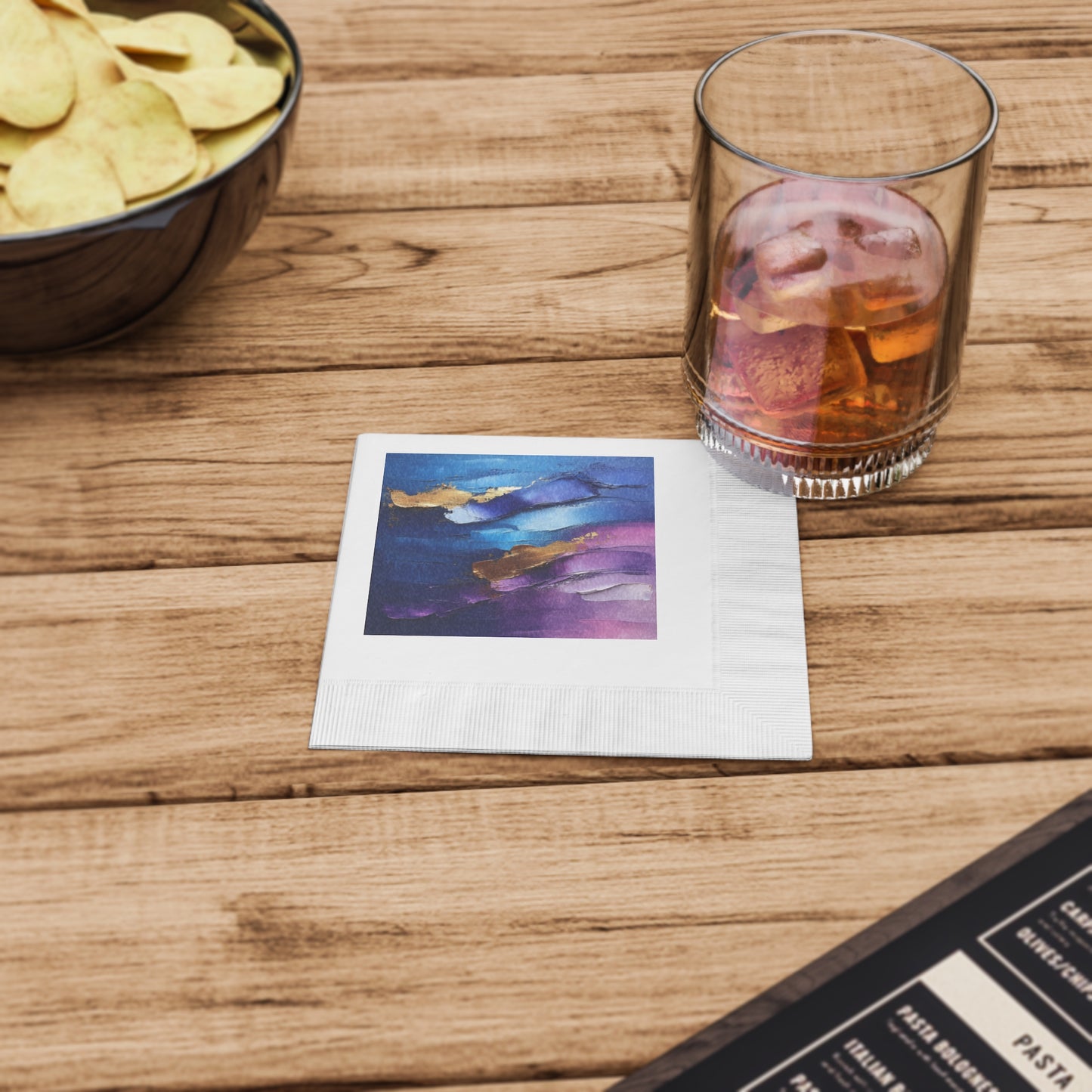 ChromaBlend™ Artistry Abstract Art Napkins”