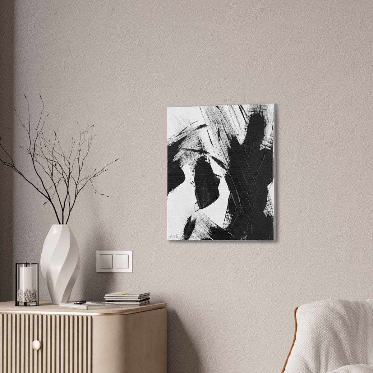 Acrylic Abstract Canvas Print - Richly Textured Artistry