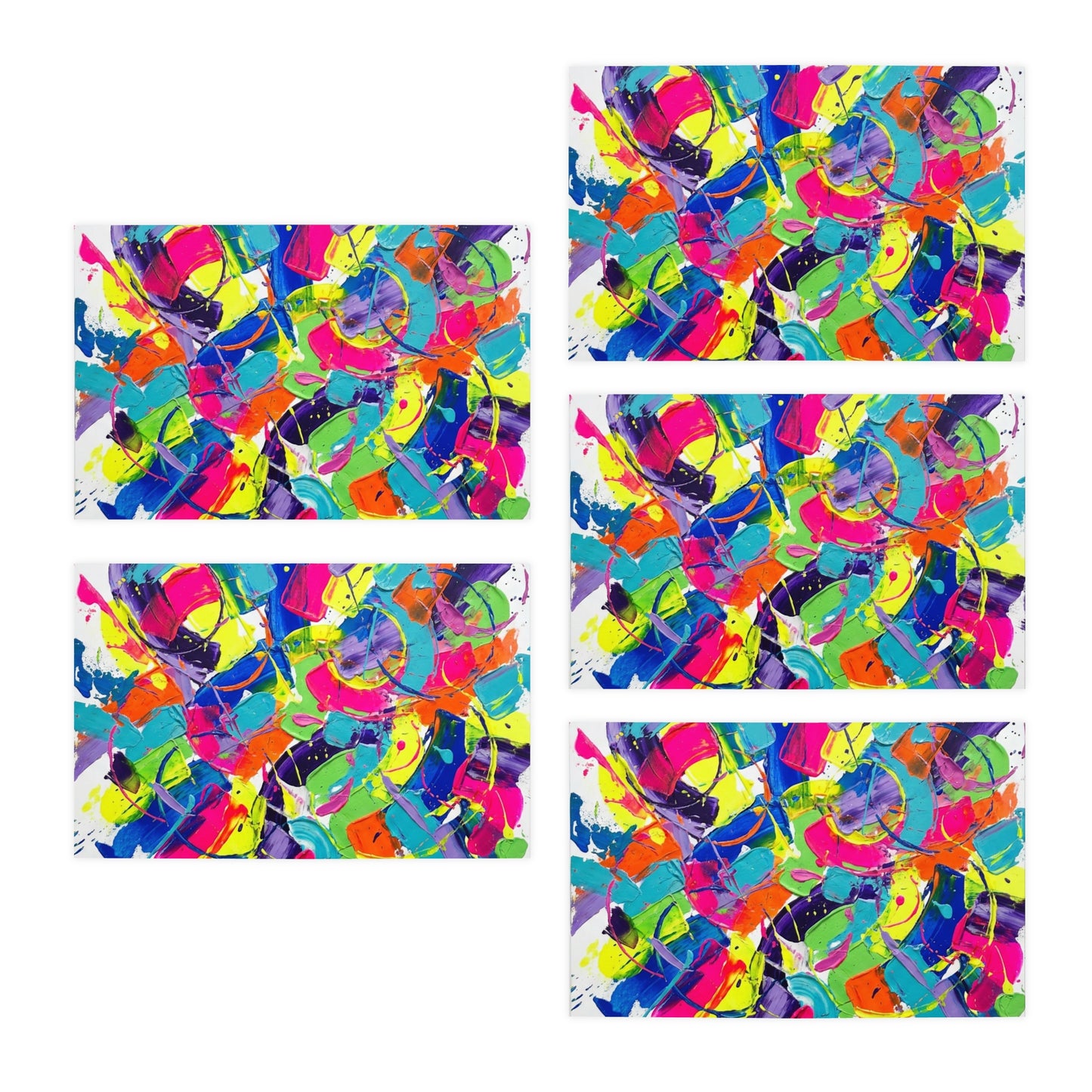 Elegance in Ink:  Abstract Art Note Card Set(5-Pack)
