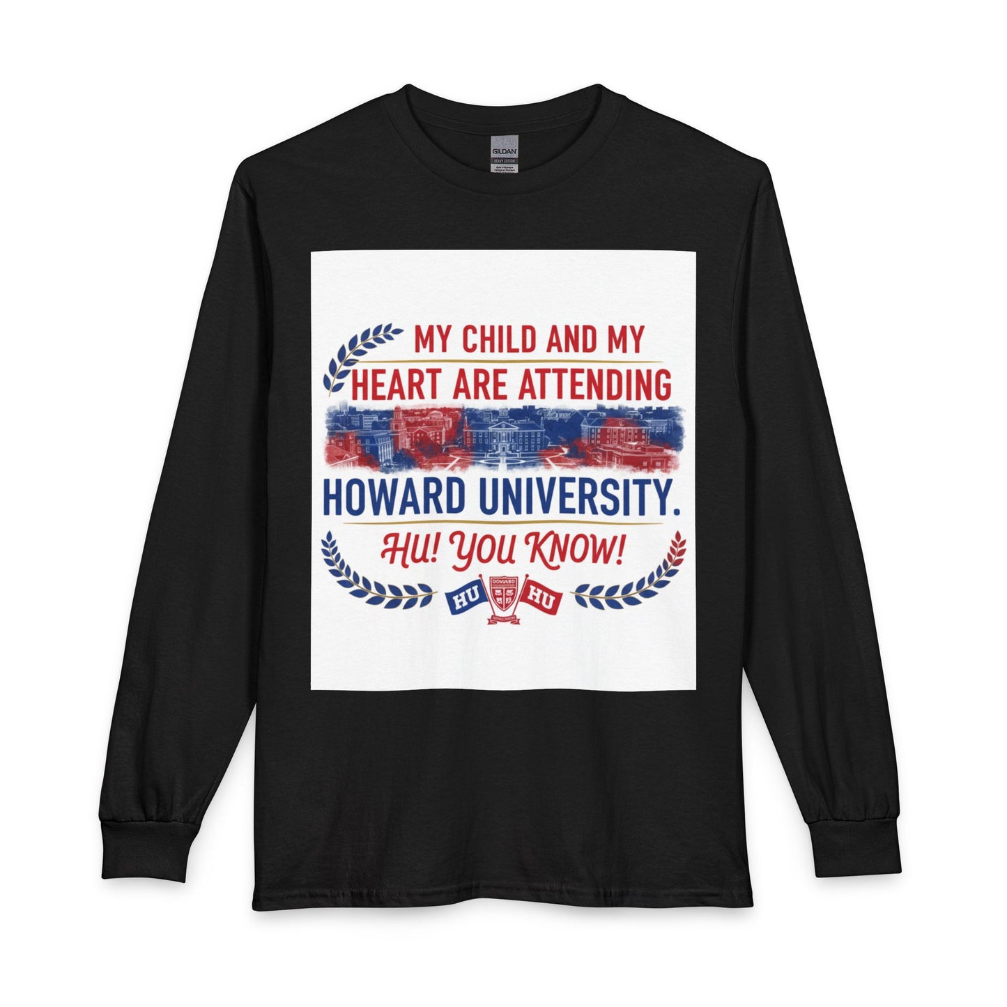 Howard University Pride Family Statement/Unisex Long Sleeve T-Shirt 2