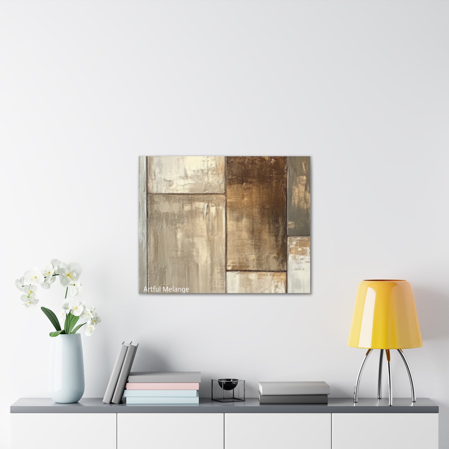 Acrylic Abstract Canvas Print - Richly Textured Artistry