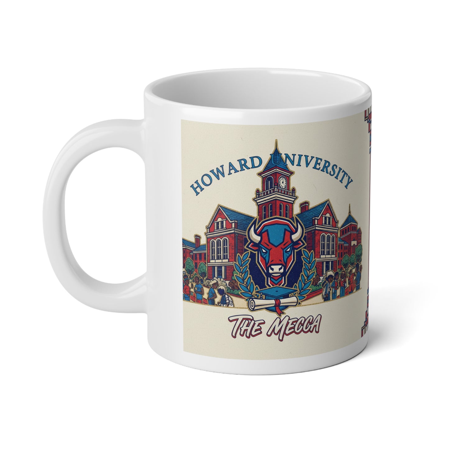 Howard Bison Heritage Mug – The Mecca Jumbo Mug 9, 20oz