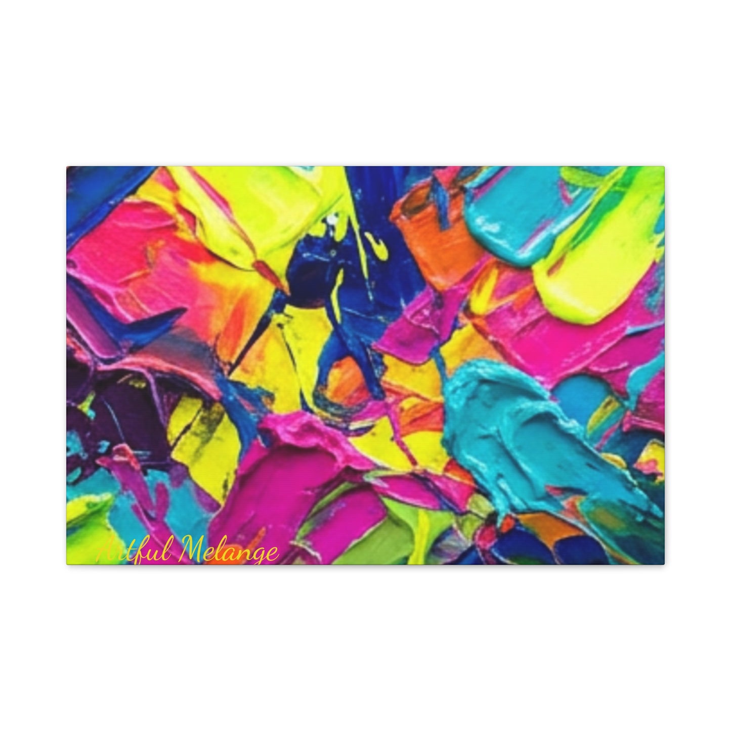 Acrylic Abstract Canvas Print - Richly Textured Artistry