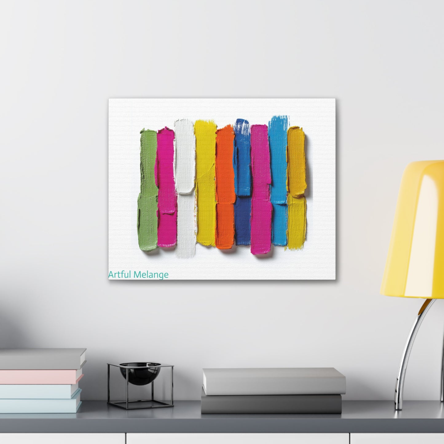 Acrylic Abstract Canvas Print - Richly Textured Artistry