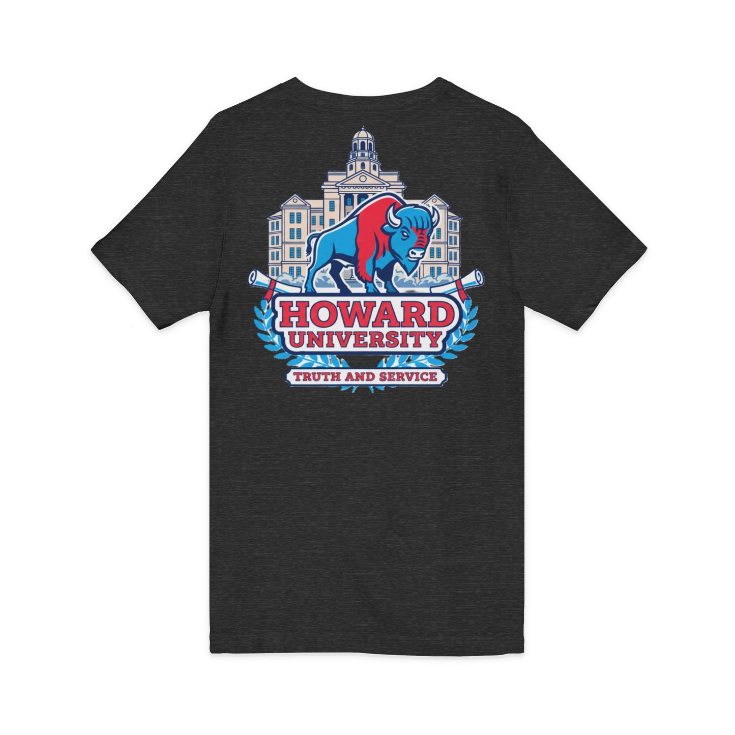 Howard University/ Truth and Service Unisex V-Neck T-Shirt