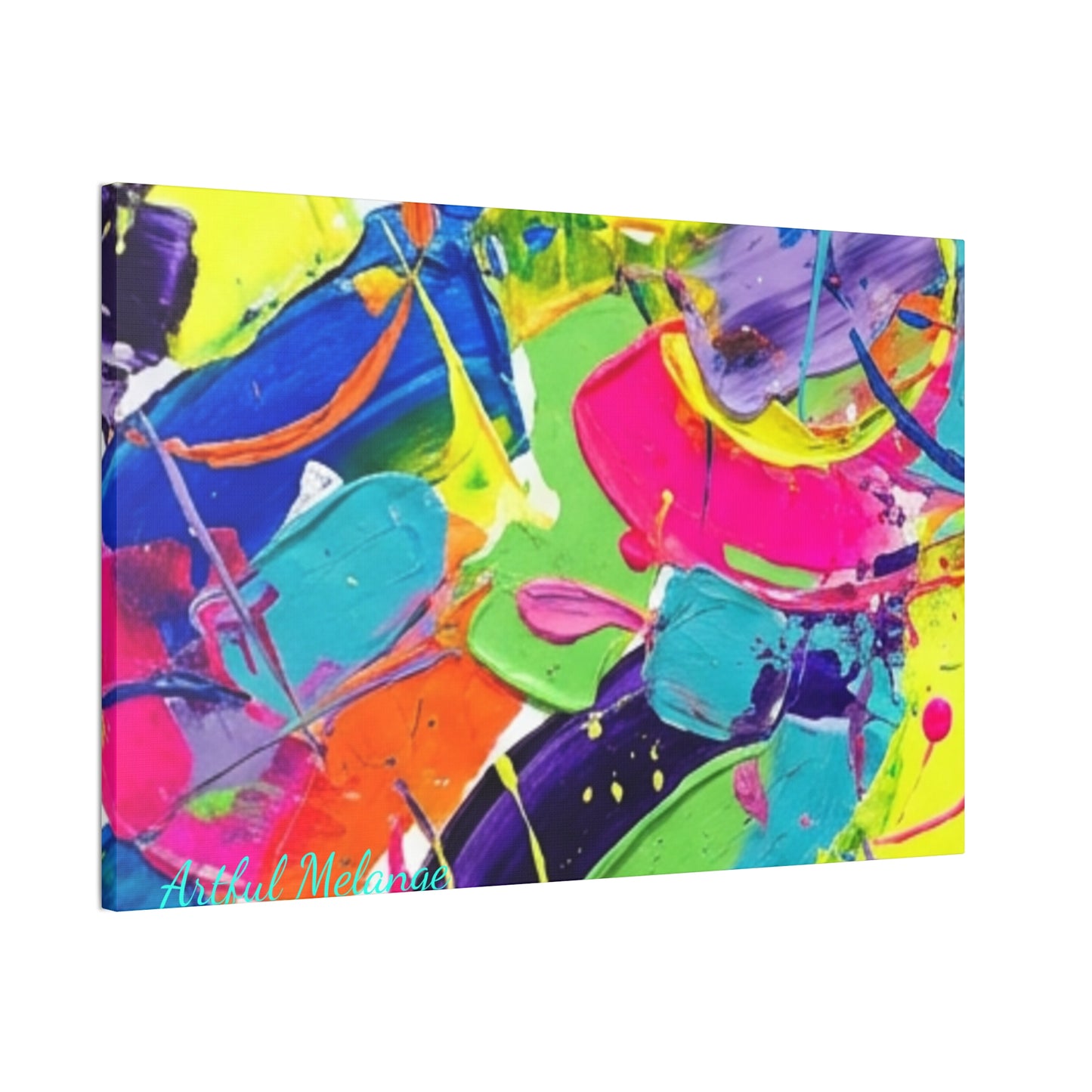 Acrylic Abstract Canvas Print - Richly Textured Artistry