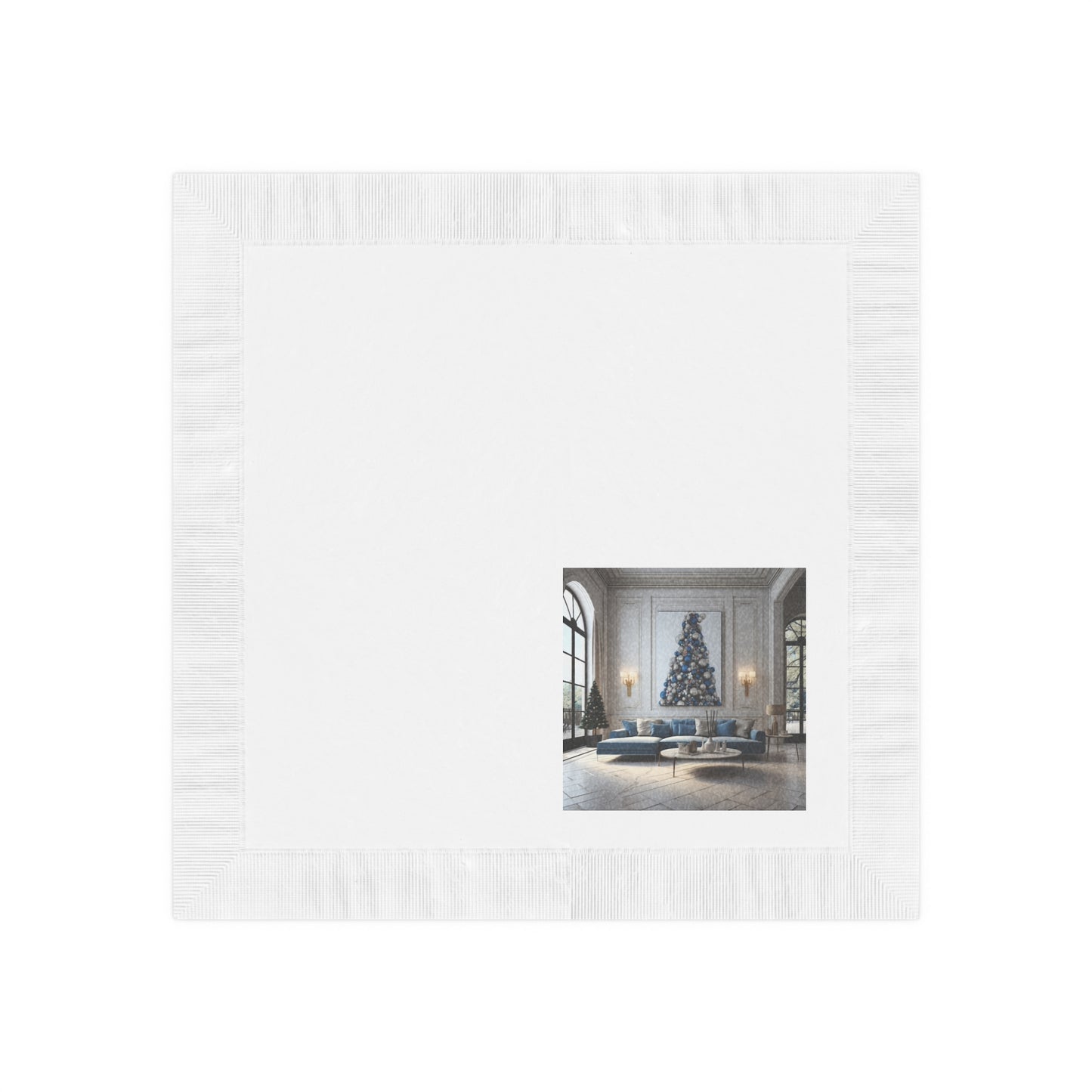 Dynamic Holiday Napkins for Sophisticated Living Spaces