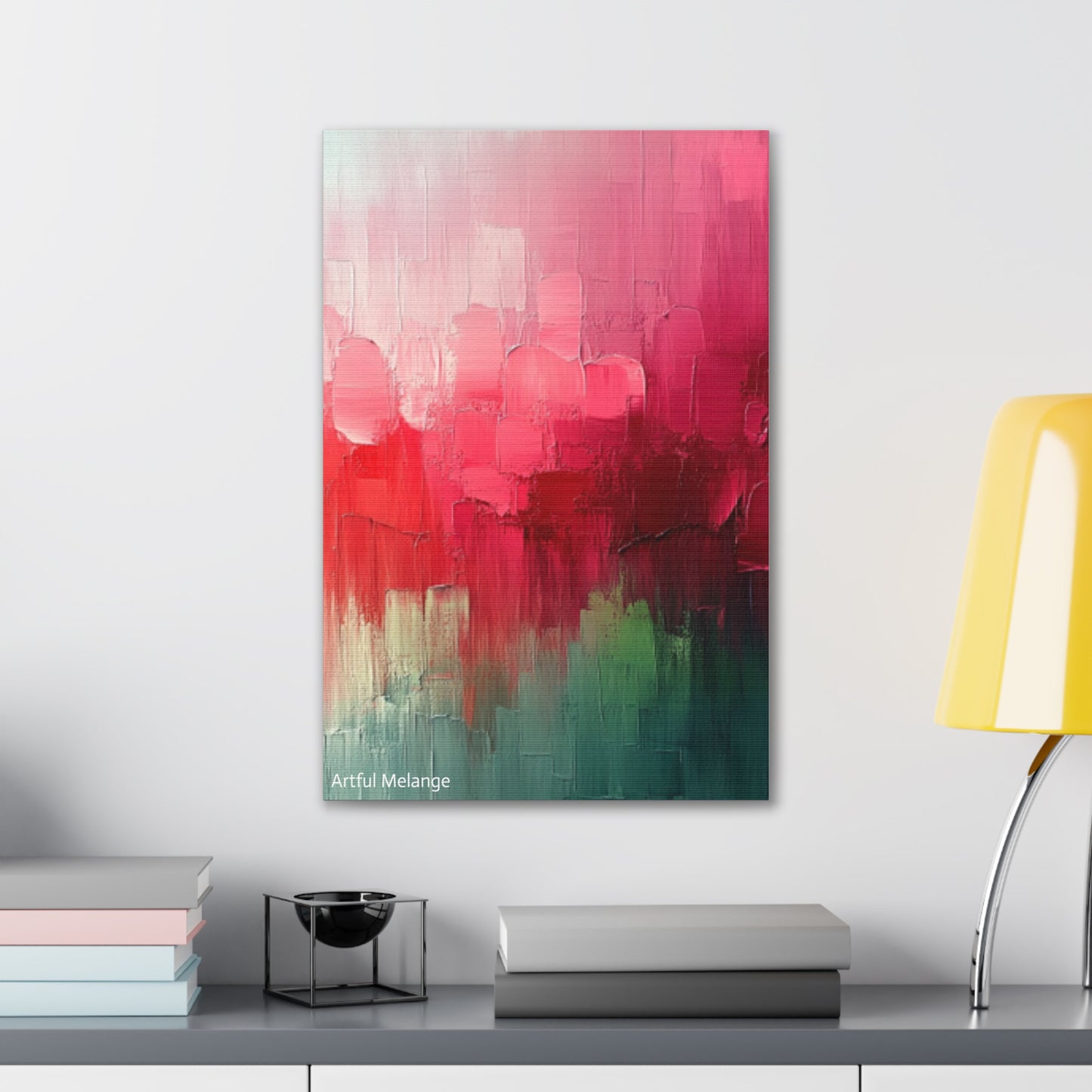 Acrylic Abstract Canvas Print - Richly Textured Artistry