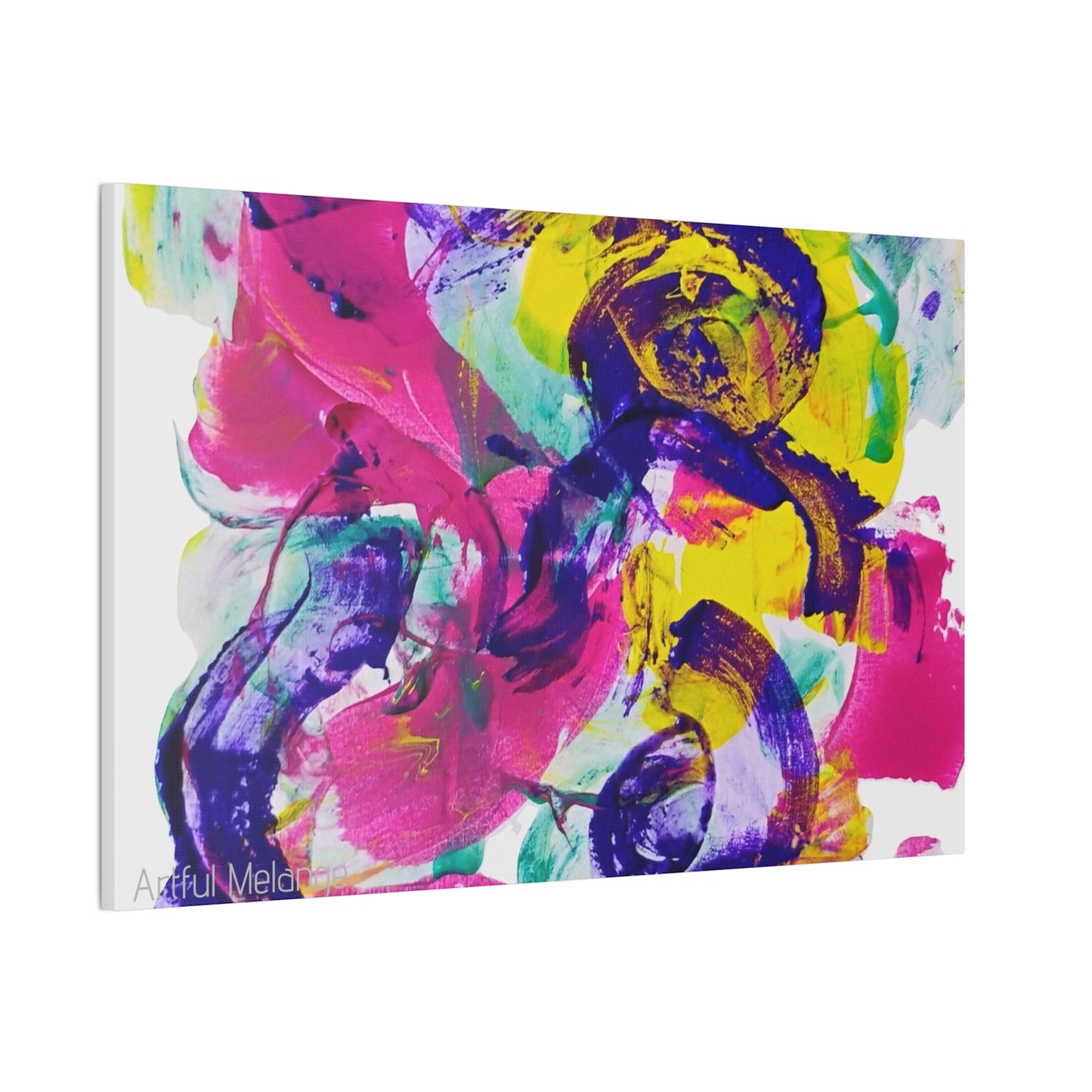 Primary Elegance: A Symphony of Sophistication Canvas Print
