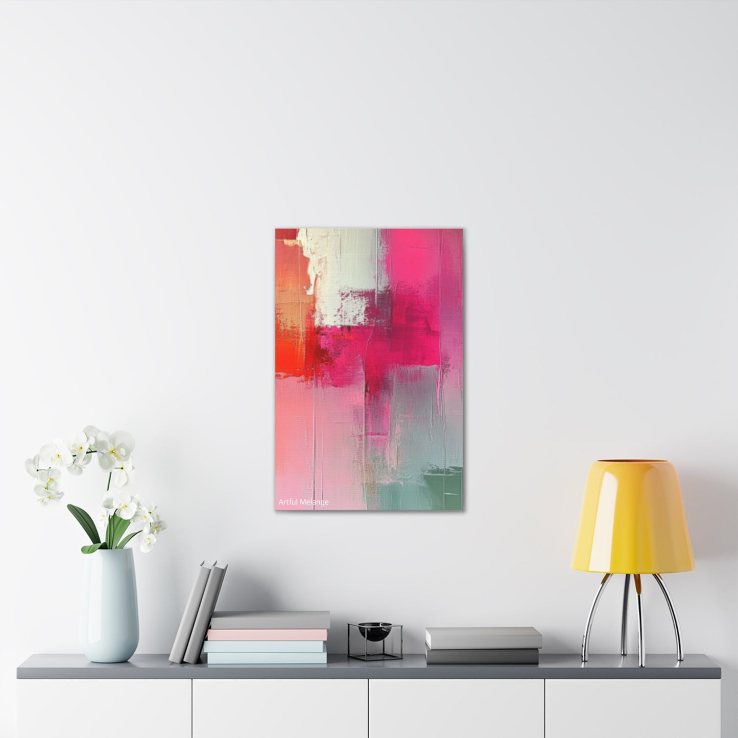 Acrylic Abstract Canvas Print - Richly Textured Artistry