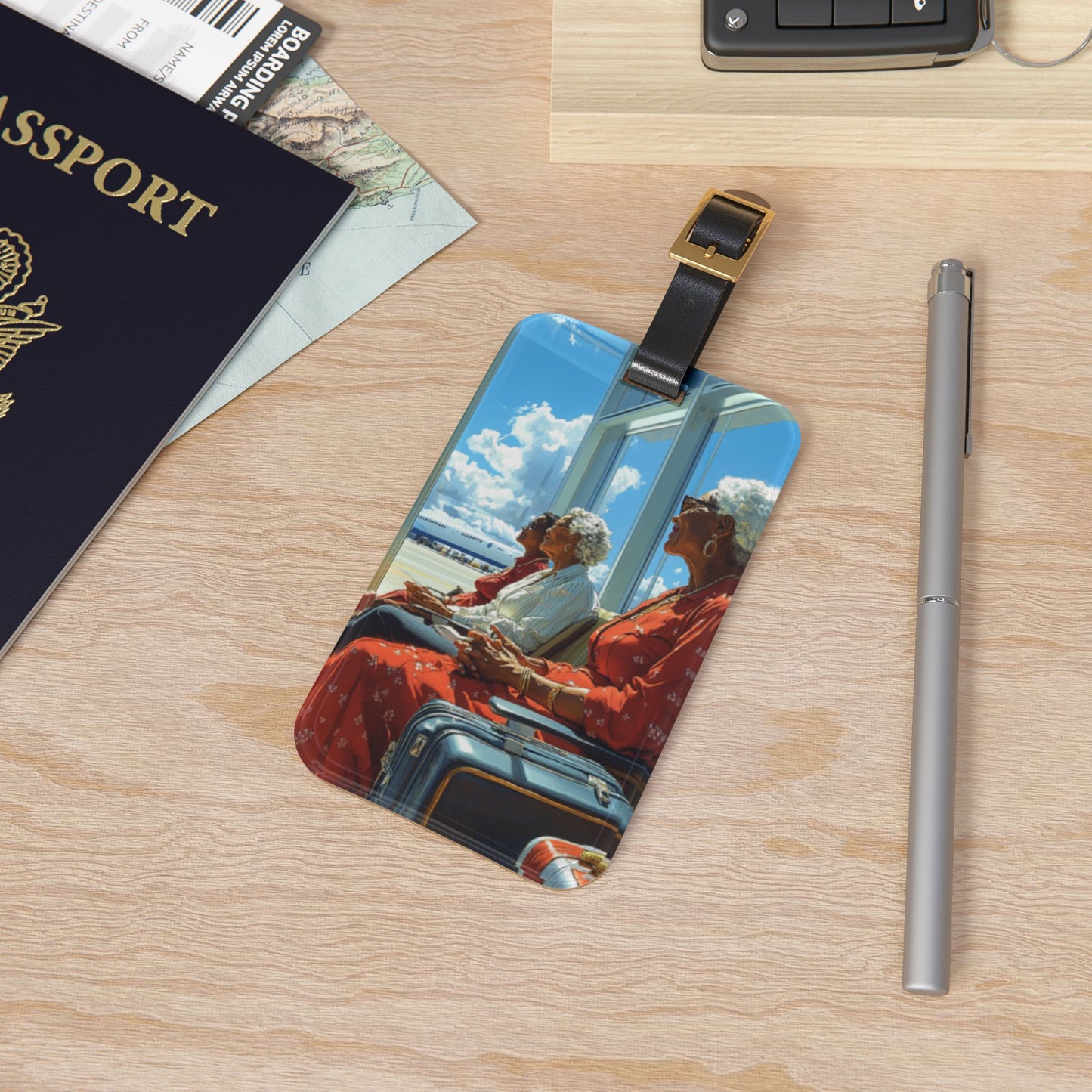 Art Voyage Sisters That Travel Luggage Tag Collection