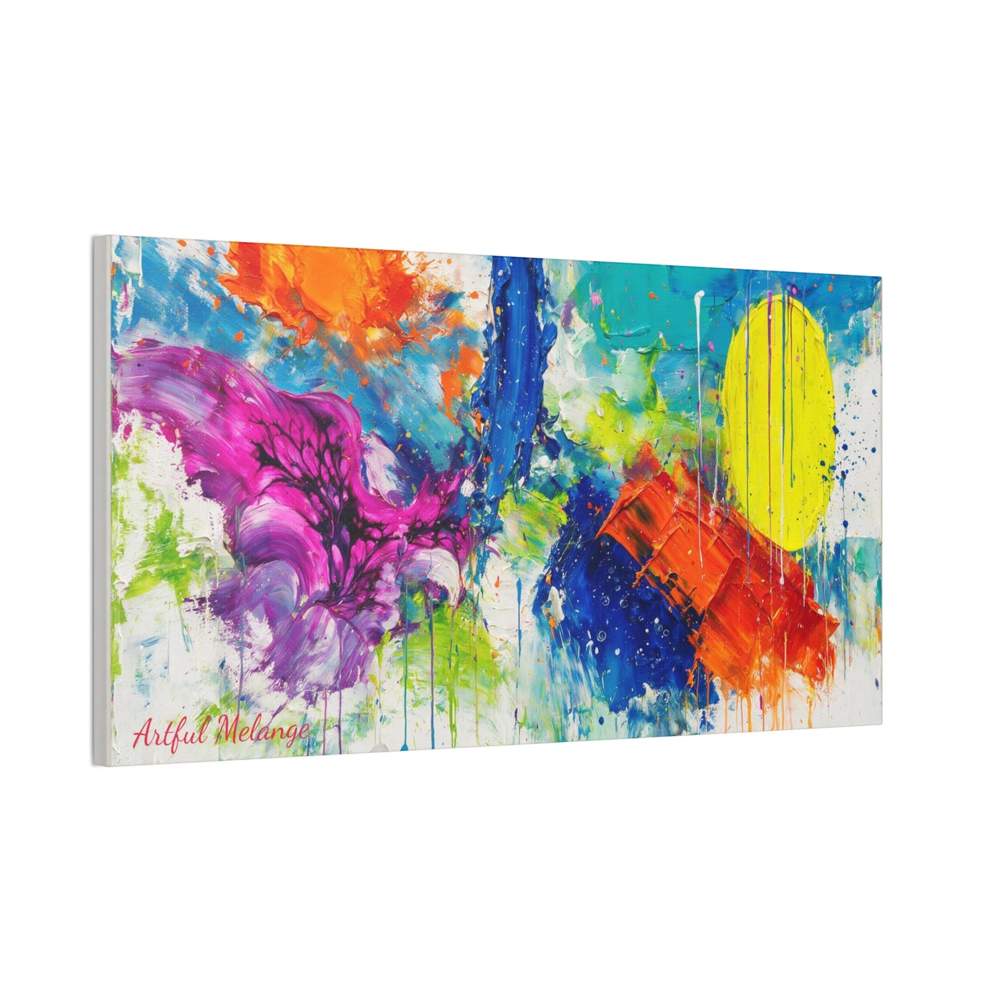 Acrylic Abstract Canvas Print - Richly Textured Artistry