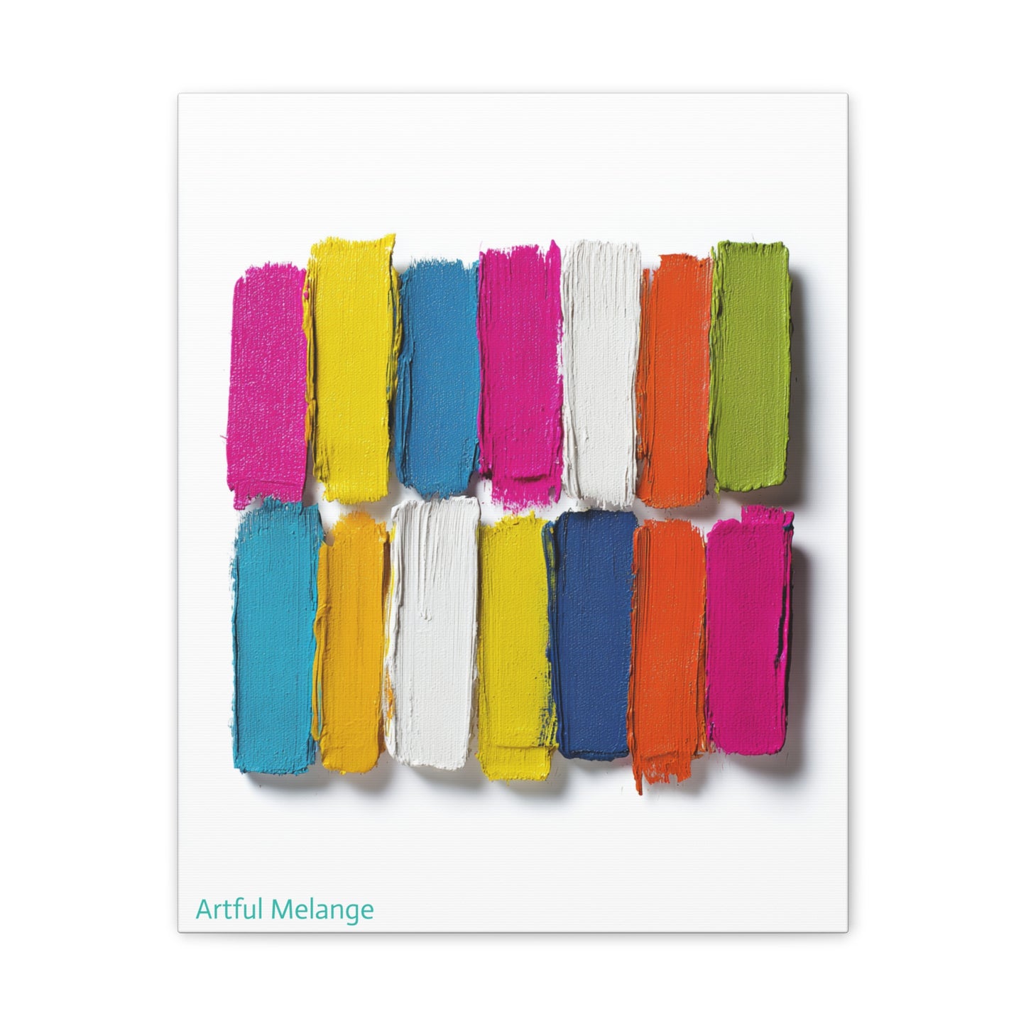 Acrylic Abstract Canvas Print - Richly Textured Artistry