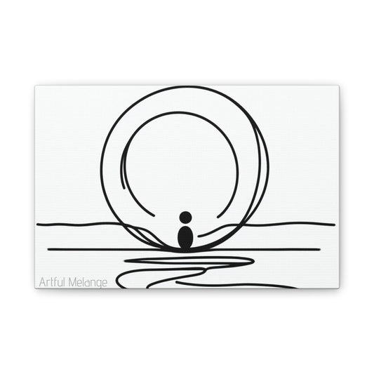 Primary Elegance: A Symphony of Sophistication Canvas Print