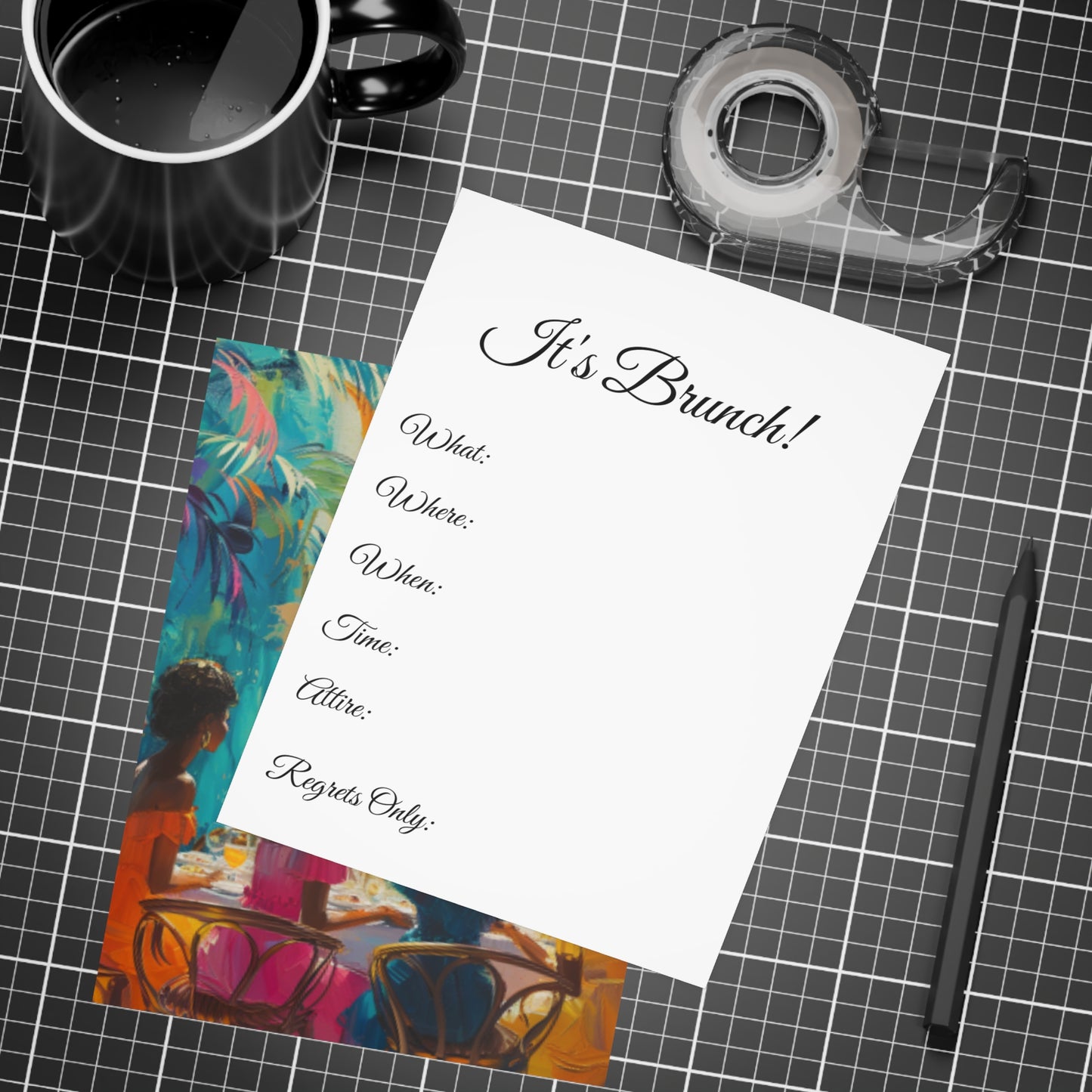 Brunch and Bliss  Invitation Bundles (envelopes included)