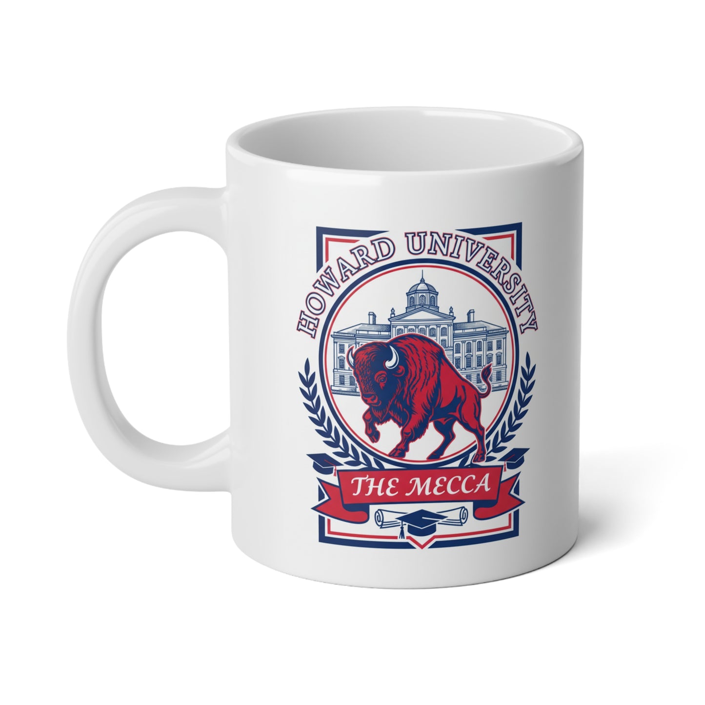 Howard Bison Heritage Mug – The Mecca Jumbo Mug 2, 20oz