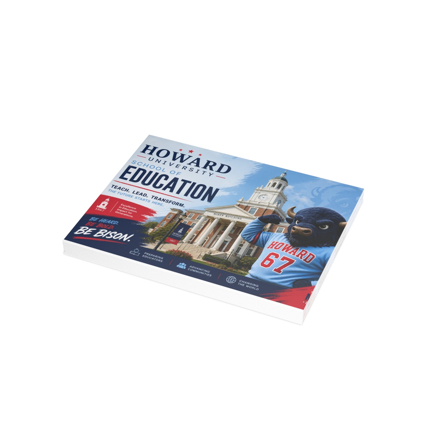 Howard University School of Education Postcard Set 1 (envelopes included)