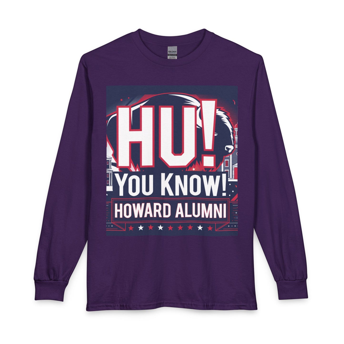 Howard University Heritage Reserve/Unisex Long Sleeve T-Shirt 2