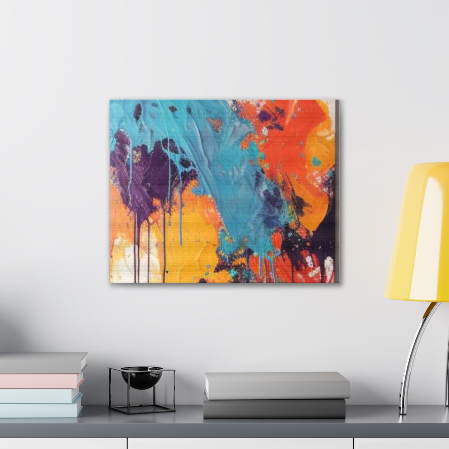 Primary Elegance: A Symphony of Sophistication Canvas Print