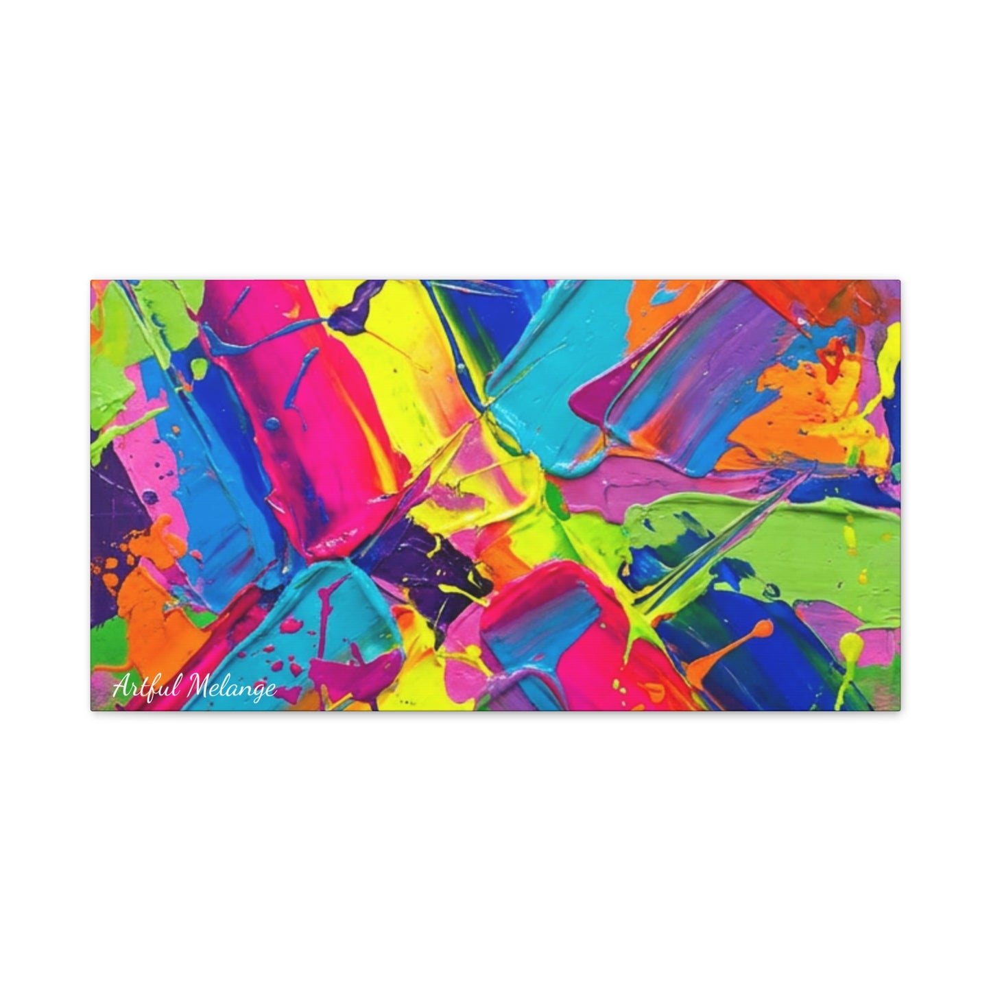 Acrylic Abstract Canvas Print - Richly Textured Artistry