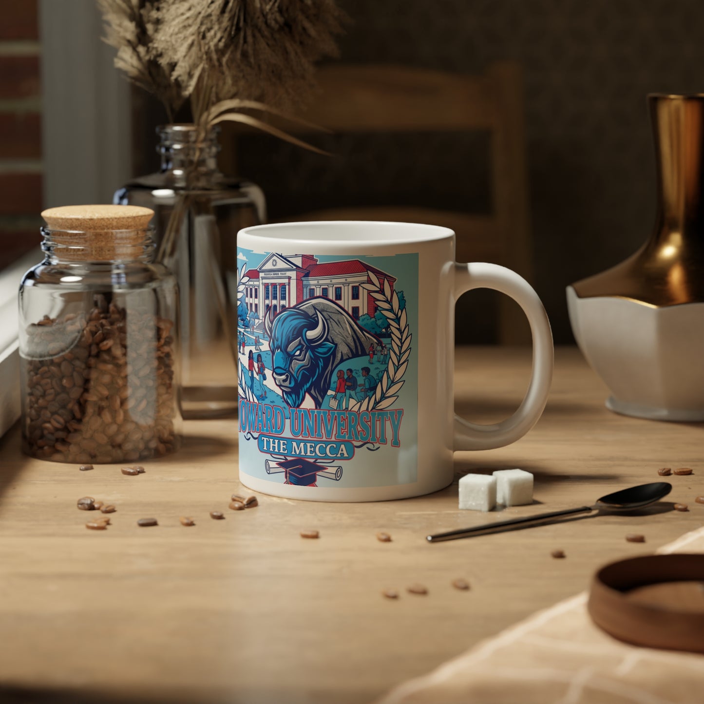 Howard Bison Heritage Mug – The Mecca Jumbo Mug 10, 20oz