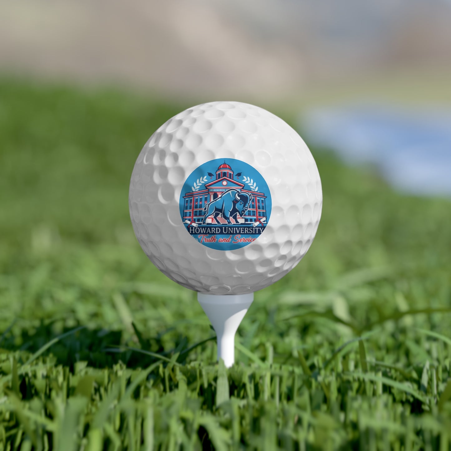 Howard University “The Yard Legacy” Golf Ball Set, 6 pcs 6