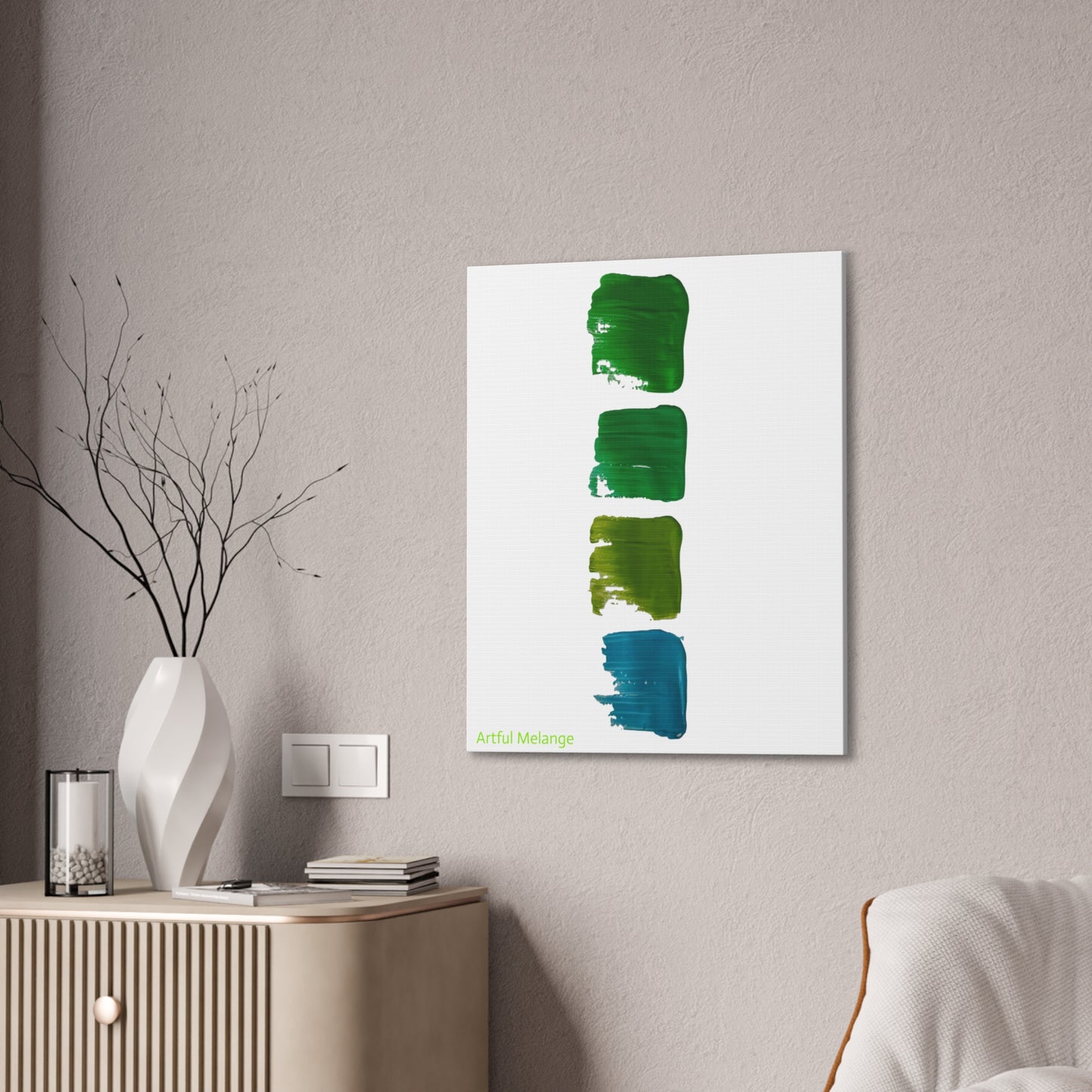 Acrylic Abstract Canvas Print - Richly Textured Artistry