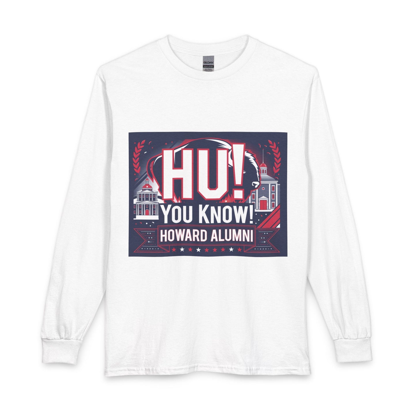 Howard University Heritage Reserve/Unisex Long Sleeve T-Shirt 3