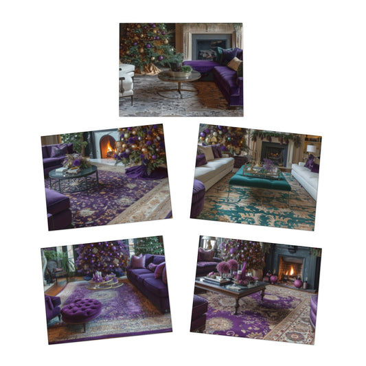 Big Easy Festivity Mardi Gras Note Card Set (5-Pack)