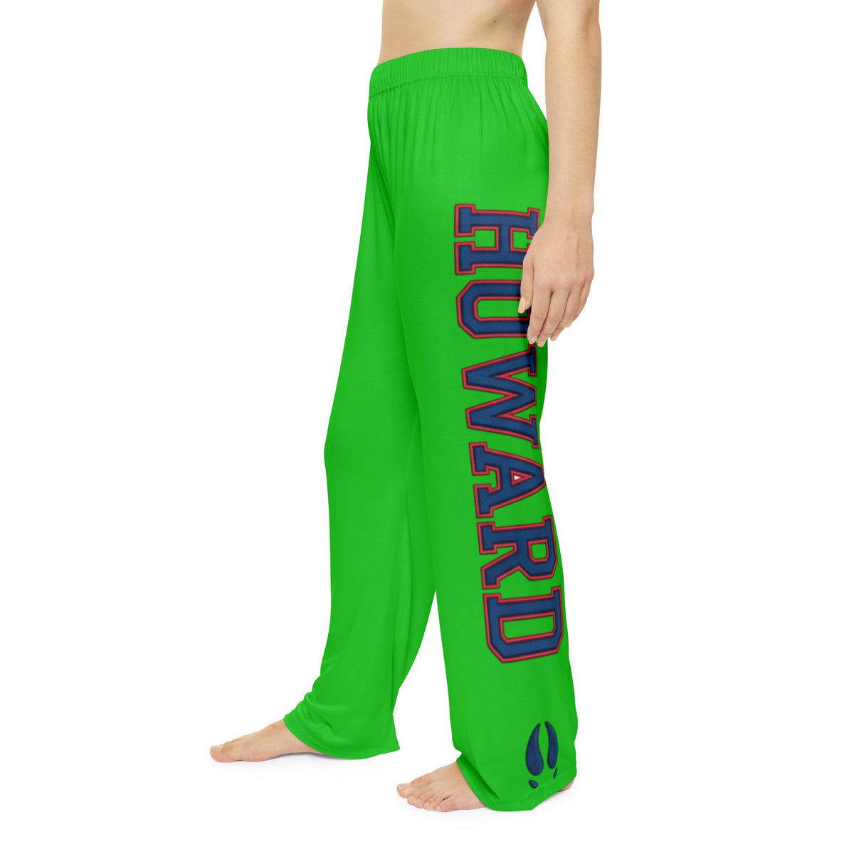 Howard-Inspired Women’s Pajama Pants | HBCU Lounge Bottoms/ Green