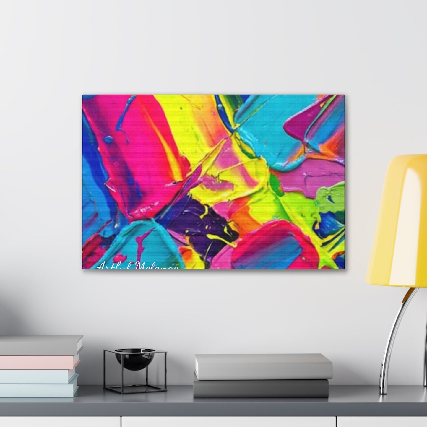 Acrylic Abstract Canvas Print - Richly Textured Artistry