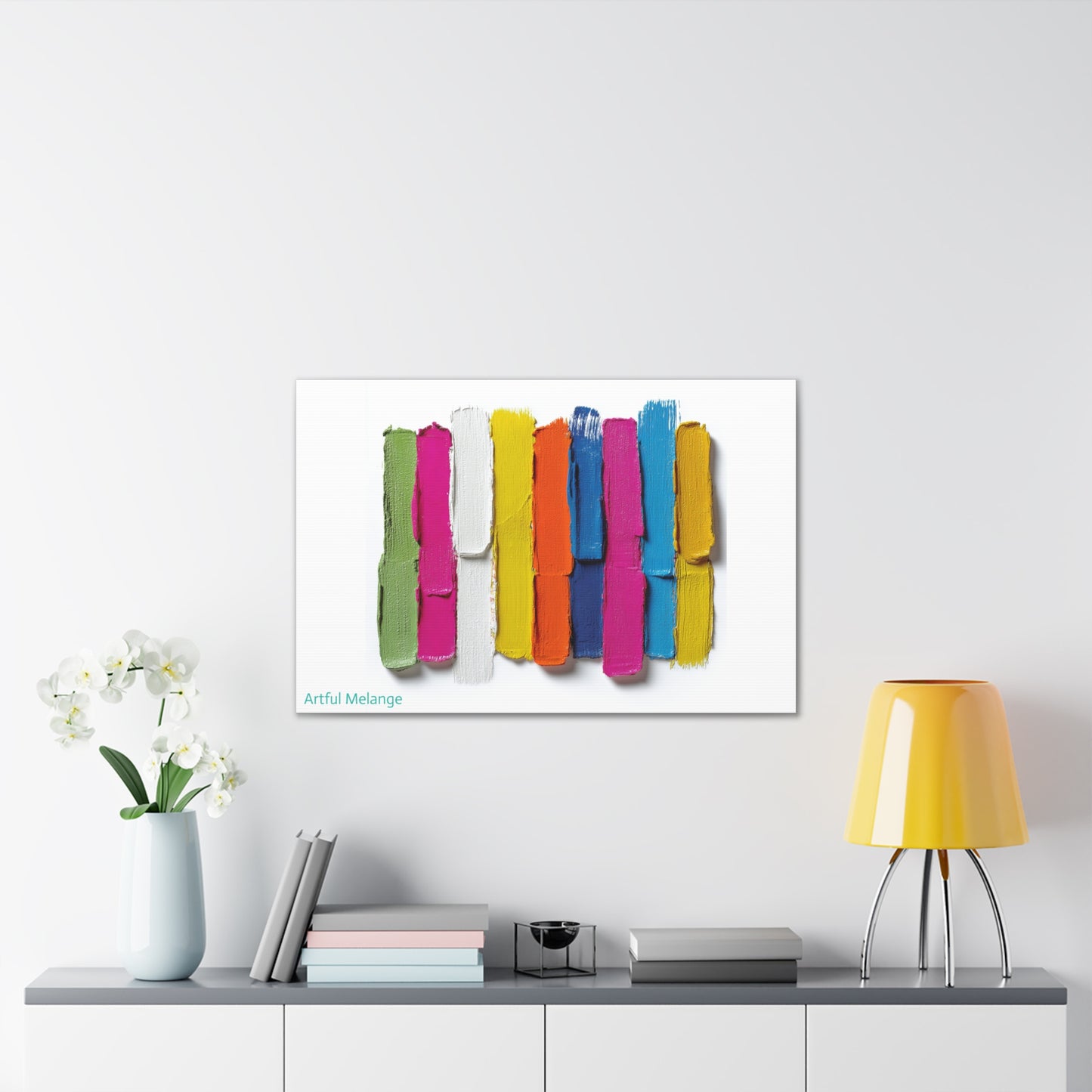Acrylic Abstract Canvas Print - Richly Textured Artistry